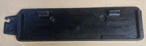 Number plate holder for oblong plates - with lamp bracket